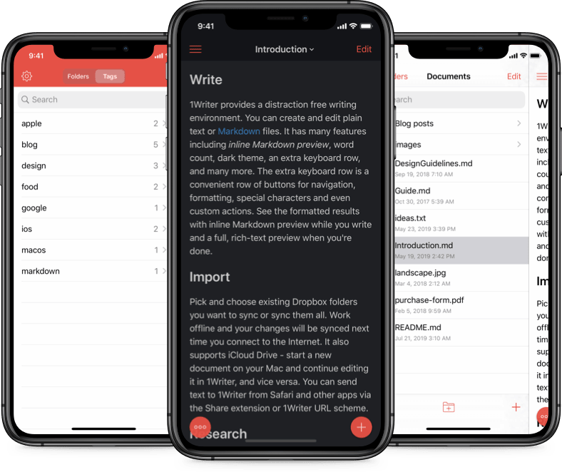 Screenshot of themes